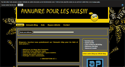 Desktop Screenshot of annuairepourlesnuls.fr