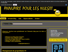 Tablet Screenshot of annuairepourlesnuls.fr